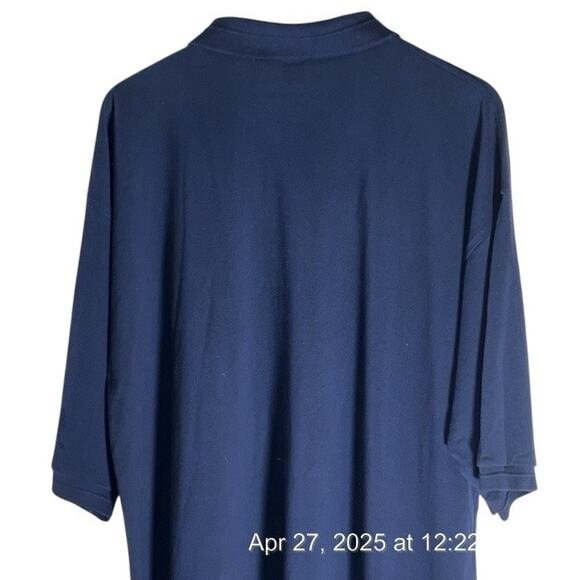 Antigua Size XXL Polo Dallas Cowboys Five Time Superbowl Champions Navy Blue New - Picture 6 of 8